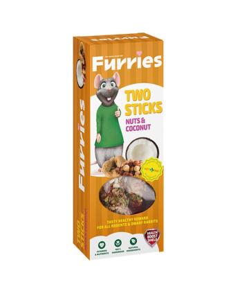 Furries Stick ořech a kokos 2x60 g