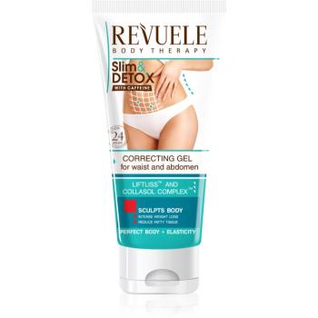 Revuele Slim & Detox With Caffeine zeštíhlující gel na břicho a boky 200 ml