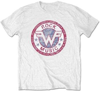 Weezer Tričko Rock Music Unisex White L