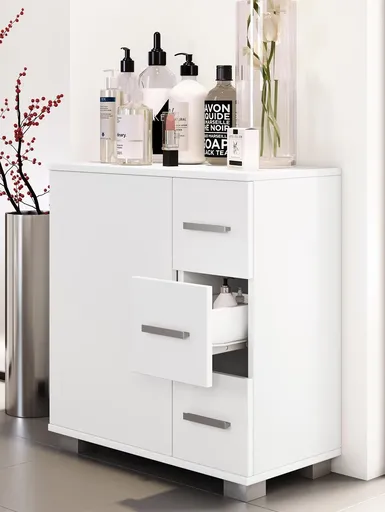 VCM Koupelnová skříňka Zalo XL, bílá