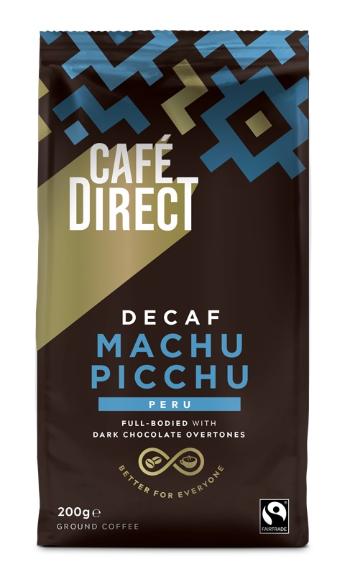 Cafédirect Machu Picchu SCA 82 mletá káva bez kofeinu 200 g