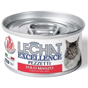 Monge Lechat Excellence Flakes s hovězím masem 80g (8009470060868)