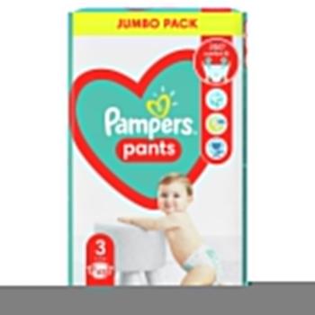 Pampers vel. 3 Jumbo Pack 6-11 kg plenkové kalhotky 62 ks