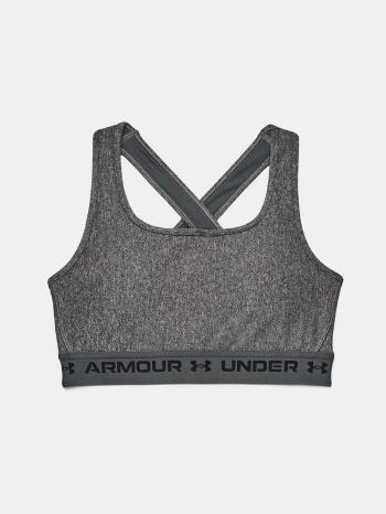 Under Armour Crossback Mid Heather Sportovní podprsenka Šedá