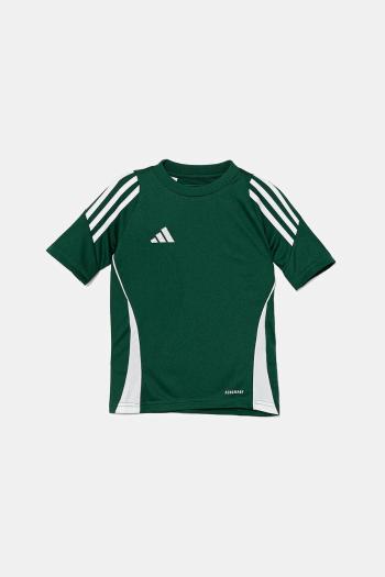 Detské tričko adidas Performance zelená farba, IS1028