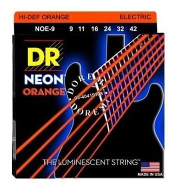 DR Strings NOE-9 Neon Struny pro elektrickou kytaru