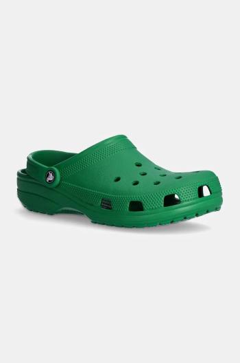 Pantofle Crocs Classic pánské, zelená barva, 10001