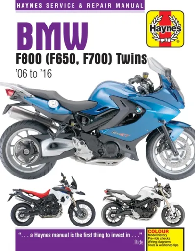 BMW F650, F700 & F800 Twins (06-16) Haynes Repair Manual - Phil Mather