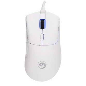 Myš drátová, Marvo Niro 40 White, bílá, optika, 12000DPI