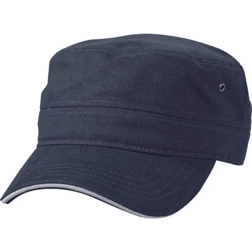 Myrtle Beach (Daiber) Kšiltovka Military sandwich MB6555 - Tmavě modrá / bílá | uni