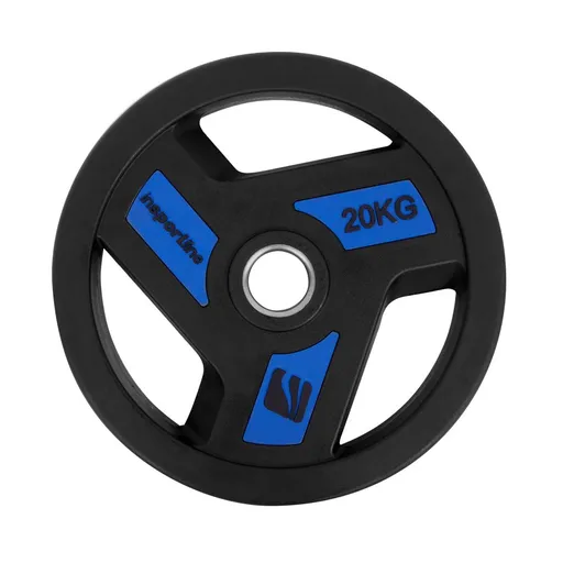inSPORTline Pogumovaný olympijský kotouč  Herk OL 20 kg 50 mm