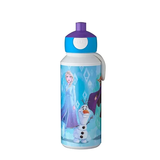 Dětská láhev na vodu s pítkem Campus, 400ml, Mepal, Frozen 2