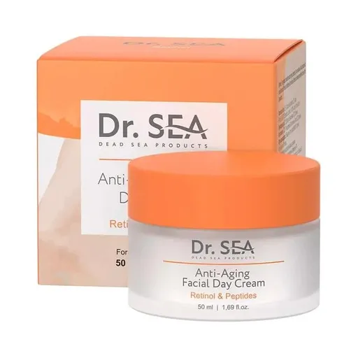 Denní krém na obličej proti stárnutí s retinolem a peptidy - 50 ml - Dr. Sea