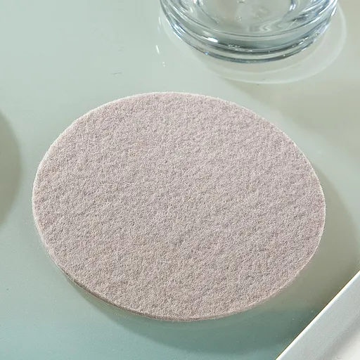 Gilde Podtácek filcový kulatý, béžový, 6 ks