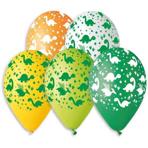 Smart Balloons Balonky nafukovací dinosaurus průměr 30cm 5ks