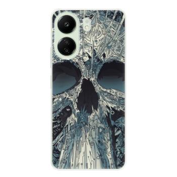 Odolné silikonové pouzdro iSaprio - Abstract Skull - Xiaomi Redmi 13C