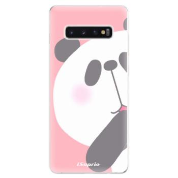 Odolné silikonové pouzdro iSaprio - Panda 01 - Samsung Galaxy S10+