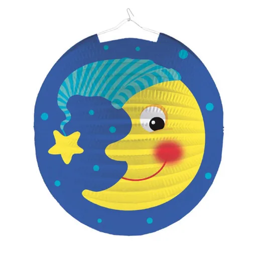 Lampion měsíc 25cm - Amscan