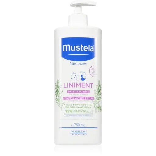 Mustela Bébé Liniment čisticí mléko pro děti od narození 750 ml