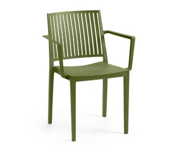 Jídelní židle BARS ARMCHAIR Rojaplast Zelená