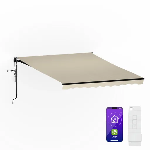 Blumfeldt CloudShade Markýza, Smart Control, UV ochrana, Montáž na zeď