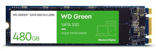 WD GREEN SSD WDS480G3G0B 480GB Powered by SanDisk M.2 SATA, (R:540, W:465MB/s)