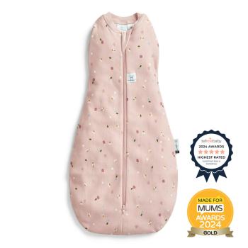 ERGOPOUCH Zavinovačka a pytel na spaní 2v1 Cocoon Daisies 6-12 m, 8-10 kg, 0,2 tog