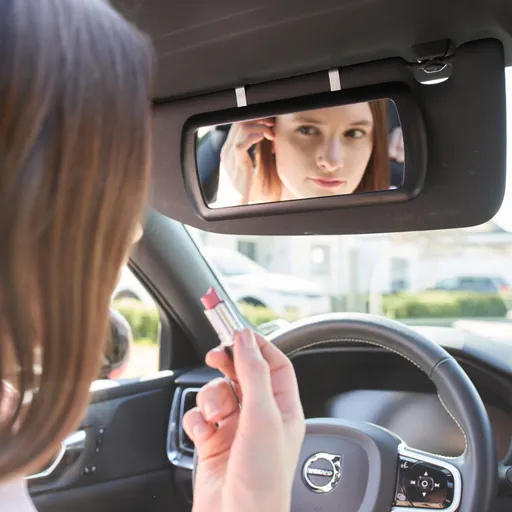 XXL zrcátko na sluneční clonu