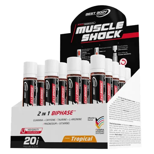 Best Body Professional Muscle shock 2in1 20 x 20ml - tropical