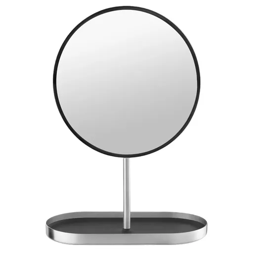 Kosmetické zrcadlo MODO 29 x 22 cm, stříbrná, matná nerezová ocel, Blomus