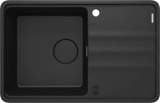 DEANTE Momi metallic graphite Granitový dřez, 1-bowl with drainer ZKM_G113