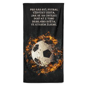 Osuška Fotbal je cesta (Velikost osušky: 100x170cm)