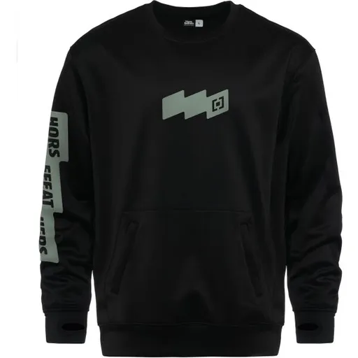 Horsefeathers MORTEN Pánská sportovní mikina, černá, velikost