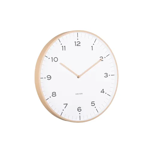 Karlsson 6011SB designové nástěnné hodiny béžová, pr. 40 cm