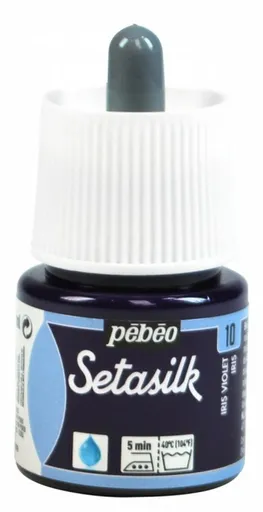 Barva na hedvábí Setasilk 45ml – 10 fialová