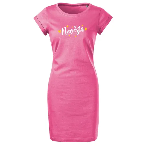 Bontis Šaty Nevěsta HVĚZDY A SRDCE - Purpurová | L