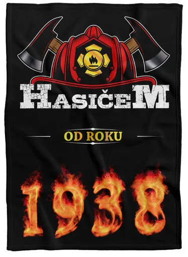 Deka Hasičem od roku (rok: 1938, Podšití beránkem: NE)