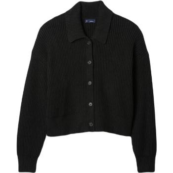 GAP CASHSOFT SHAKER COLLAR CARDI Dámský svetr, černá, velikost