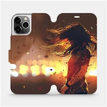 Flipové pouzdro na mobil Apple iPhone 12 Pro - MA02S Tetovaná dívka (5903516375622)