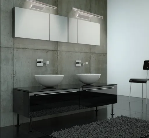 Nástěnná lampa LED 5W forte kulatá LED trubice saténová