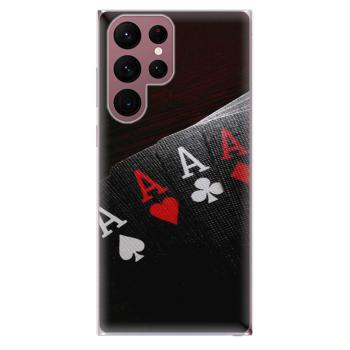 Odolné silikonové pouzdro iSaprio - Poker - Samsung Galaxy S22 Ultra 5G