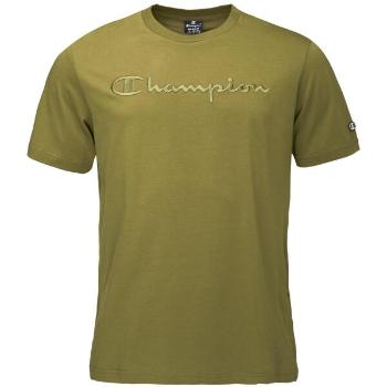 Champion LEGACY Pánské tričko, khaki, velikost