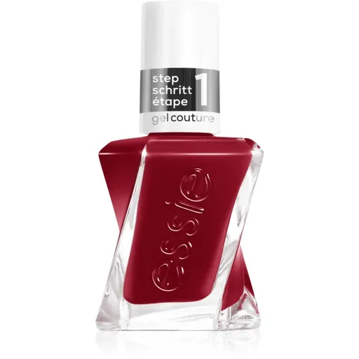 essie gel couture 2.0 lak na nehty s gelovým efektem odstín 509 paint the gown red 13.5 ml