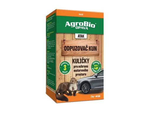 Odpuzovač kun kuličky AGROBIO Atak 2ks - rozbaleno - bez držáku