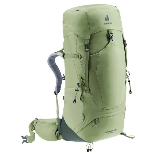 DEUTER AIRCONTACT LITE 45+10 SL Turistický batoh, zelená, velikost
