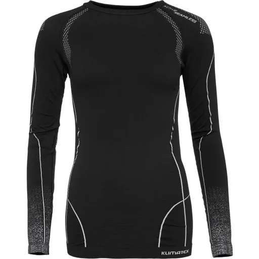 Klimatex GLIMT SEAMLESS Dámské bezešvé termo triko, černá, velikost