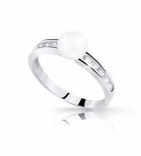 Cutie Jewellery Elegantní prsten z bílého zlata s perlou Z8035-10-X-2 60 mm
