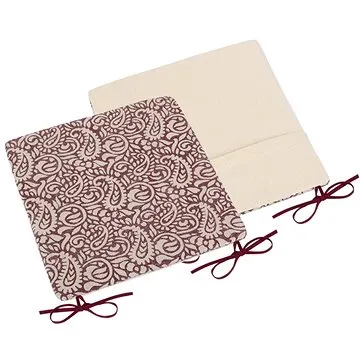 Bellatex Paula hladký - 38 × 38 cm - bordo kašmír (4717)