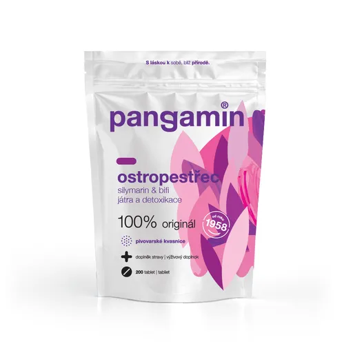 Pangamin Ostropestřec 200 tablet