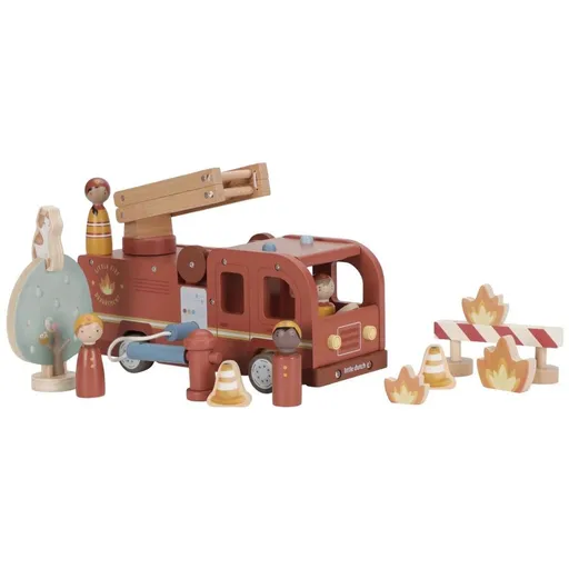 Little Dutch Hasičský náklaďák dřevěný